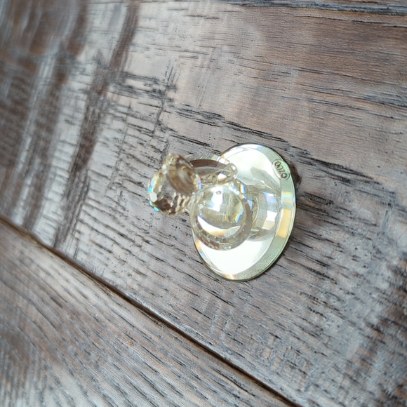 SWAROVSKI I Vintage Retired Mini Angel on Mirror ZOO Collection Crystal Figurine - Picture 3 of 10